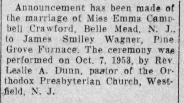 Clipping from The Sentinel